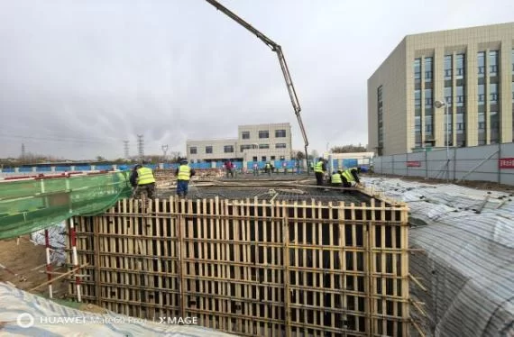 瑞安公司：潍坊寿光正阳110kV变电站新建工程基础有序施工