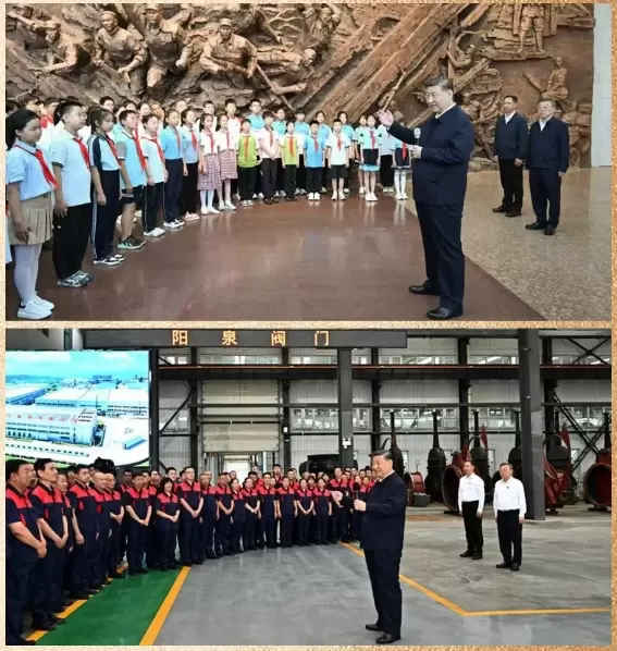百团大战到百年老厂 总书记考察这两地有何深意？