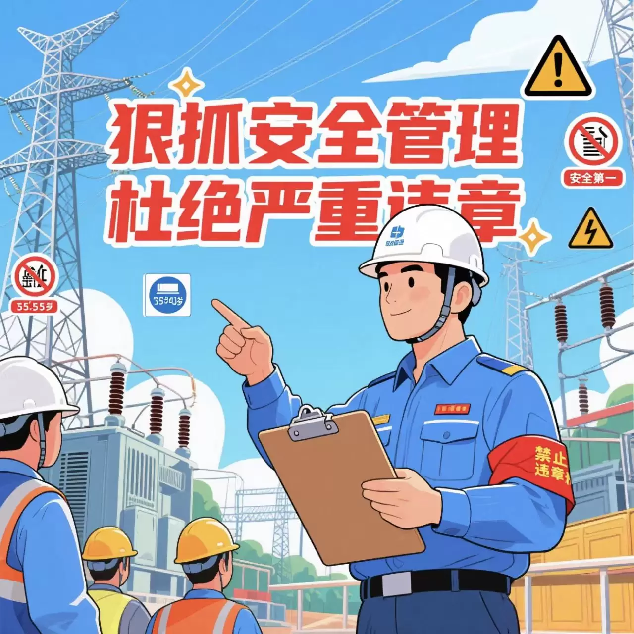 监理公司：狠抓安全管理  杜绝严重违章