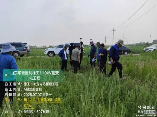 瑞安公司：山东东营垦利 徐王110千伏输变电工程稳步推进