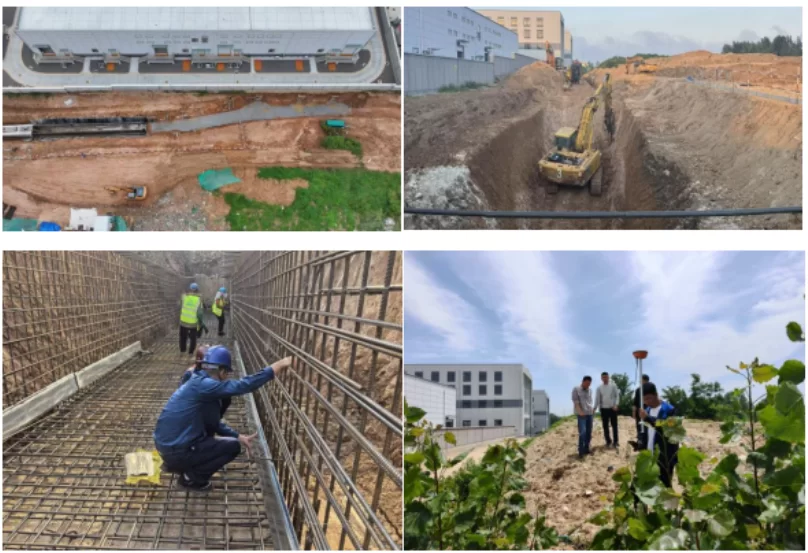 瑞安公司：黄岛松泉220千伏变电站110千伏配套送出工程隧道施工高效联动、精准对接