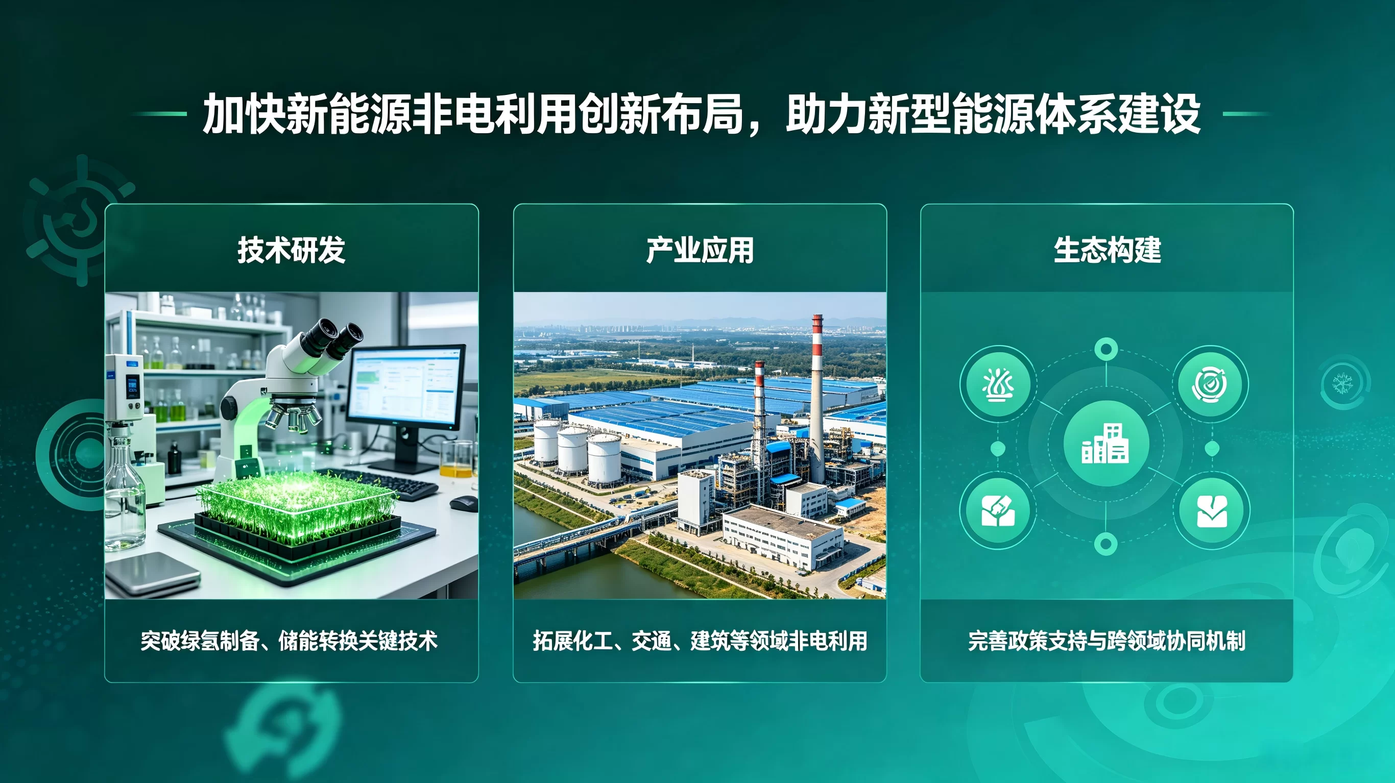 加快新能源非电利用创新布局，助力新型能源体系建设